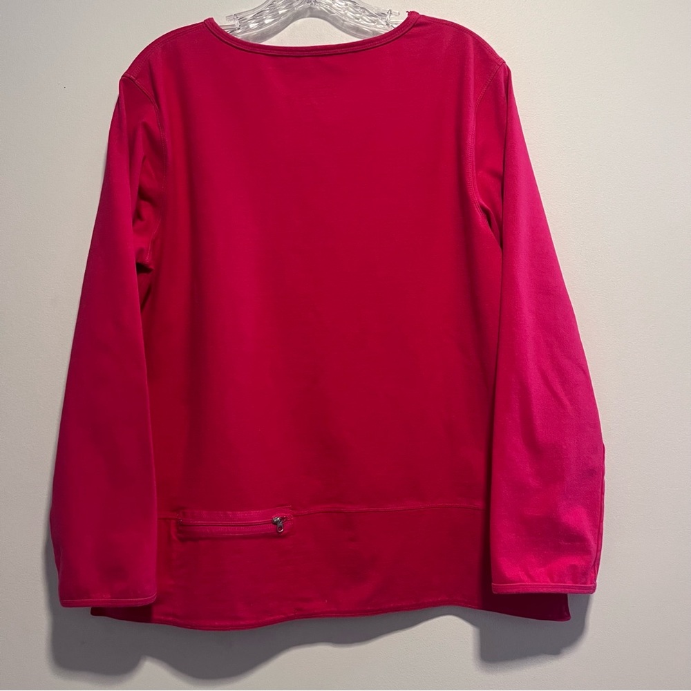 Neon Buddha Travel Pocket Pullover Tunic – Hot Pink – Size S - Picture 5 of 8